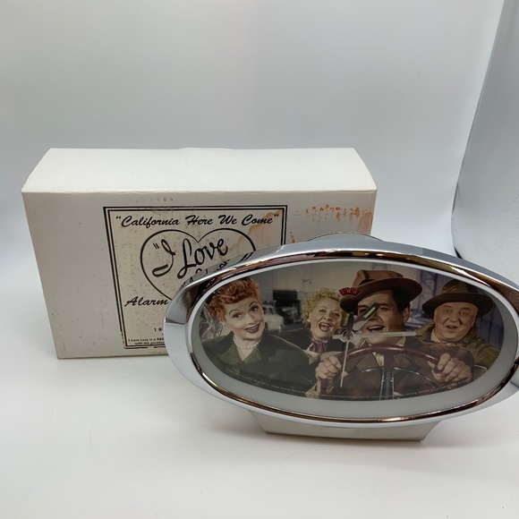 Vintage I Love Lucy California Here We Come Alarm Clock Light Wear Damaged Box - Picture 13 of 17